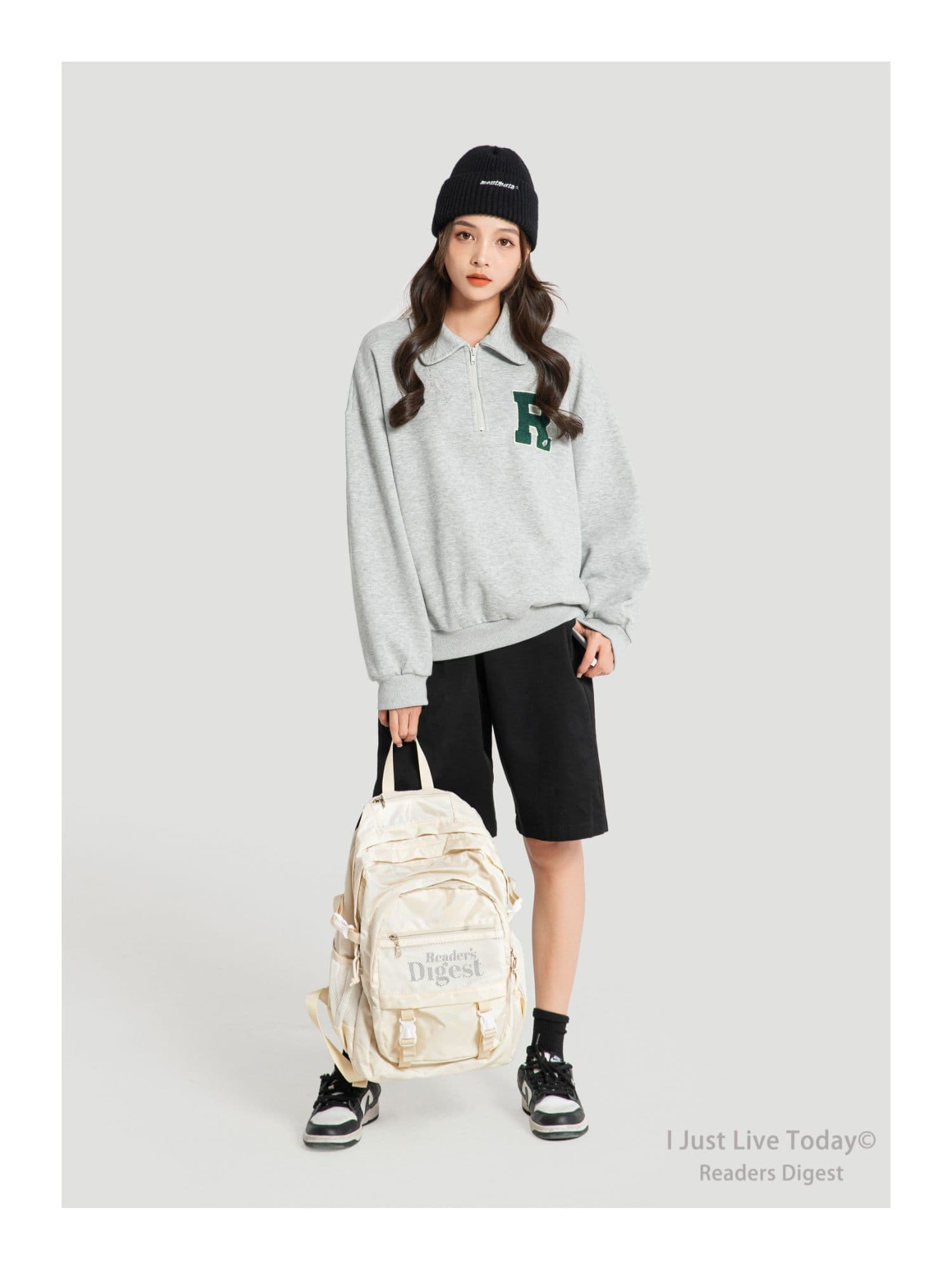 高校生向け大容量リュック メッシュポケット付き通学鞄