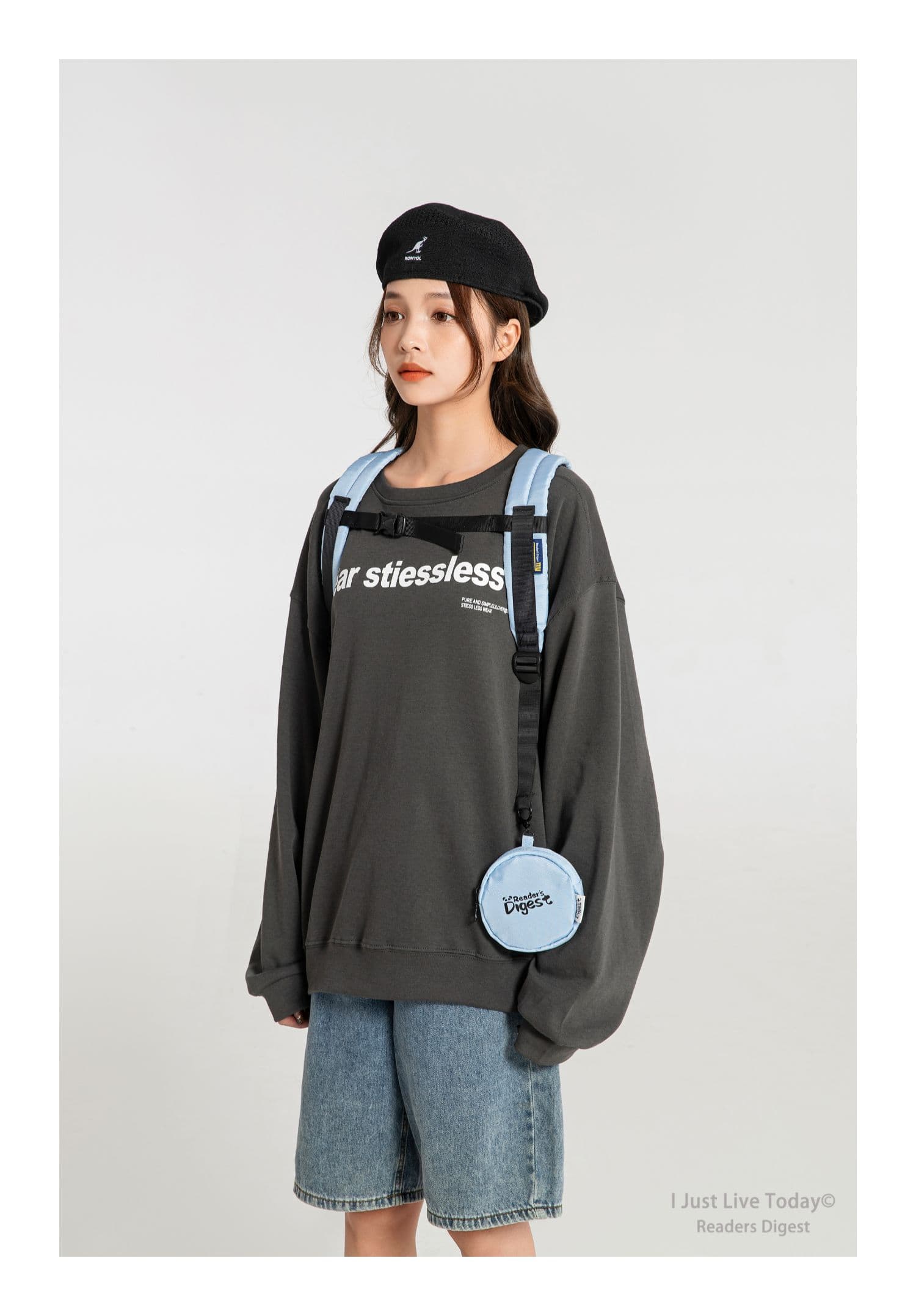 高校生向け大容量リュック メッシュポケット付き通学鞄