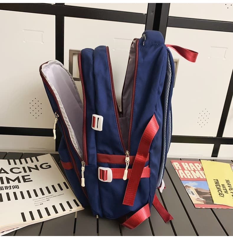 学生通学用多機能大容量リュックサック