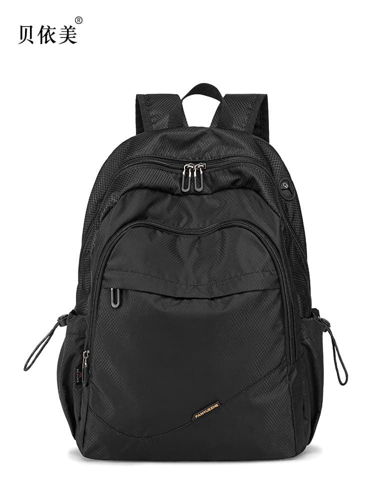 大容量リュック 機能的多ポケット学生リュック