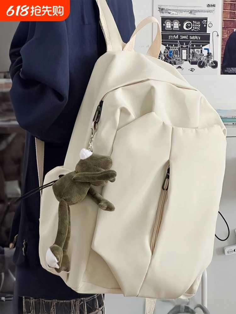 大容量リュック シンプル大容量キャンパスリュック