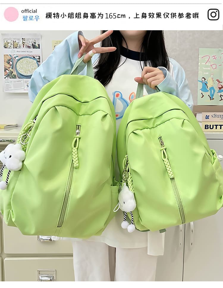 大容量リュック すっきりシンプル学生リュック