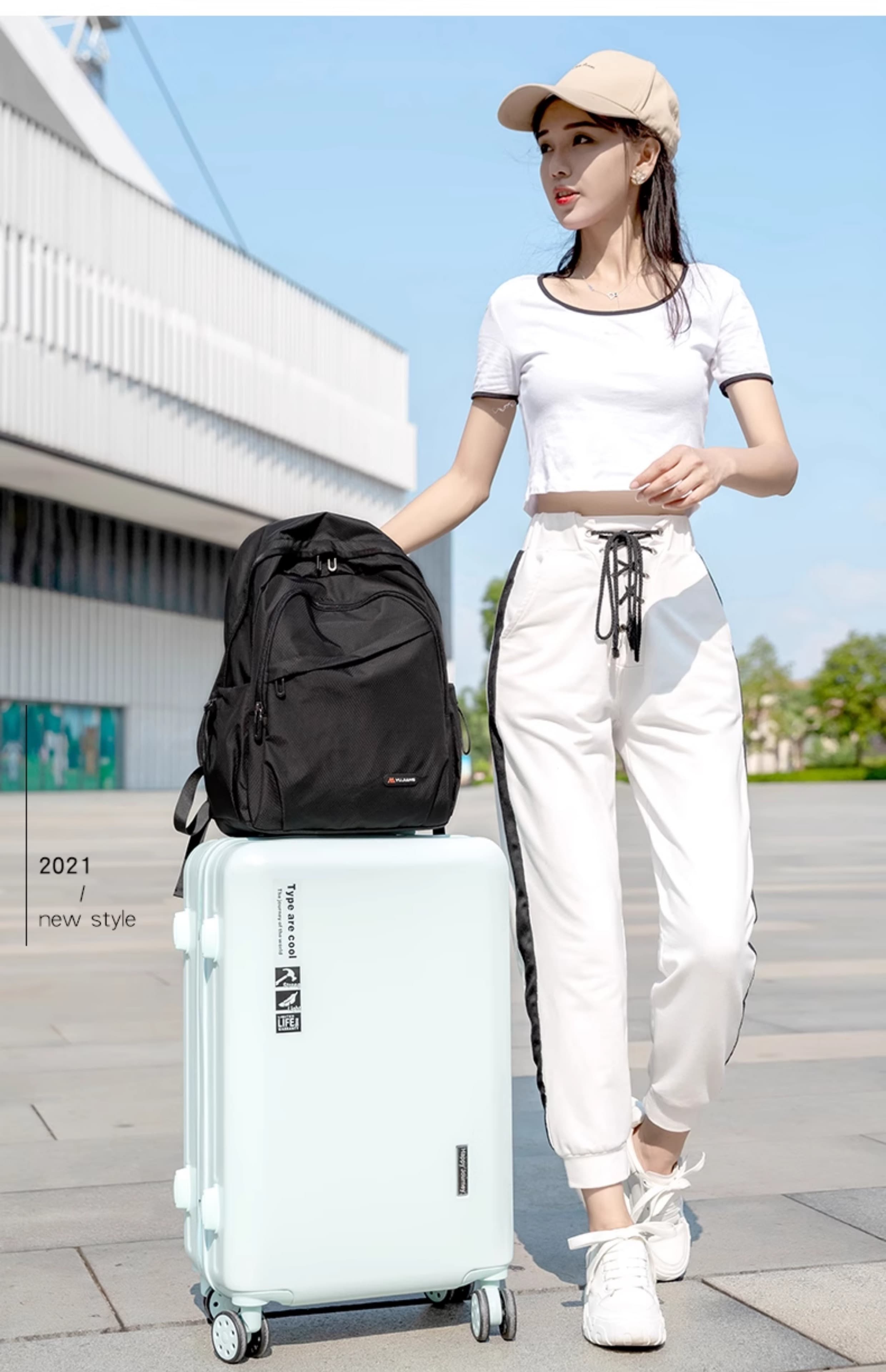 大容量リュック ゆとりの学生バッグ 多機能通学リュック