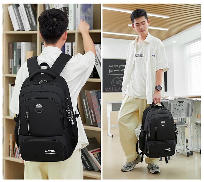 大容量リュック 多機能収納通学リュック