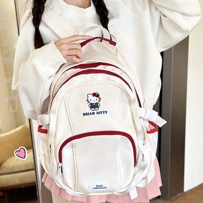 大容量リュック 可愛い子猫デザイン学生バッグ
